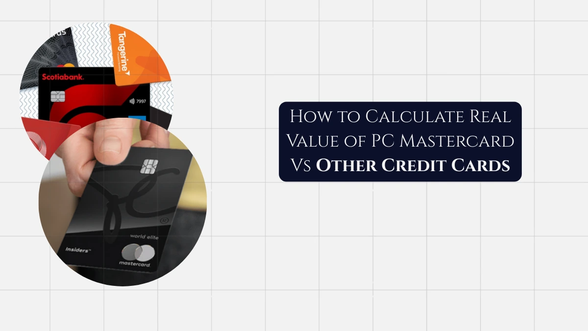 How to calculate actual value of PC Mastercard