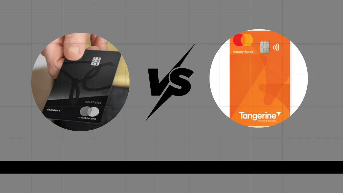 PC Mastercard vs Tangerine Money Back Rewards Comparison